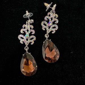 NWT Dangling Purple Earrings